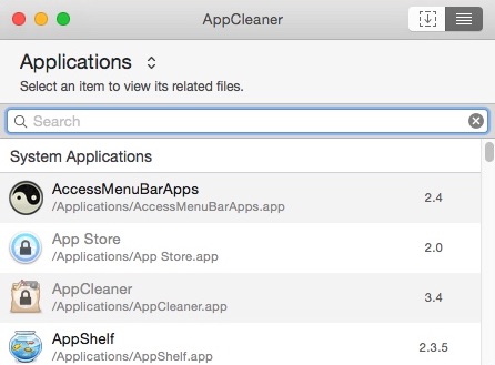 app cleaner mac os x